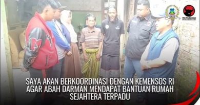 Yudha Puja Turnawan Santuni Abah Darman Lansia Dhuafa Di Pangatikan