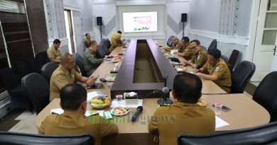 Rapat persiapan Peringatan Hari Jadi ke-212 Kabupaten Garut di Ruang Pamengkang, Kecamatan Garut Kota. Sesuai arahan pemerintah pusat dan Peraturan Daerah, peringatan tahun ini akan digelar secara sederhana namun tetap khidmat. (Foto: Ilham Kautsar/ Diskominfo Kab. Garut-grahabignews.com)