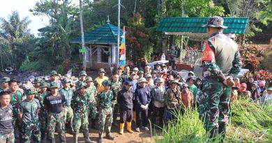 Pengarahan Pra-Kegiatan TMMD ke-128 Kodim 0611/Garut di Kampung Cidahu