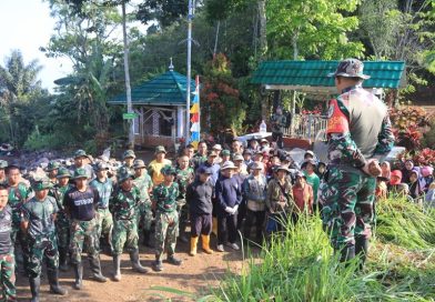 Pengarahan Pra-Kegiatan TMMD ke-128 Kodim 0611/Garut di Kampung Cidahu