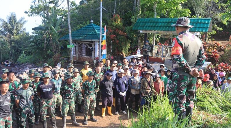 Pengarahan Pra-Kegiatan TMMD ke-128 Kodim 0611/Garut di Kampung Cidahu